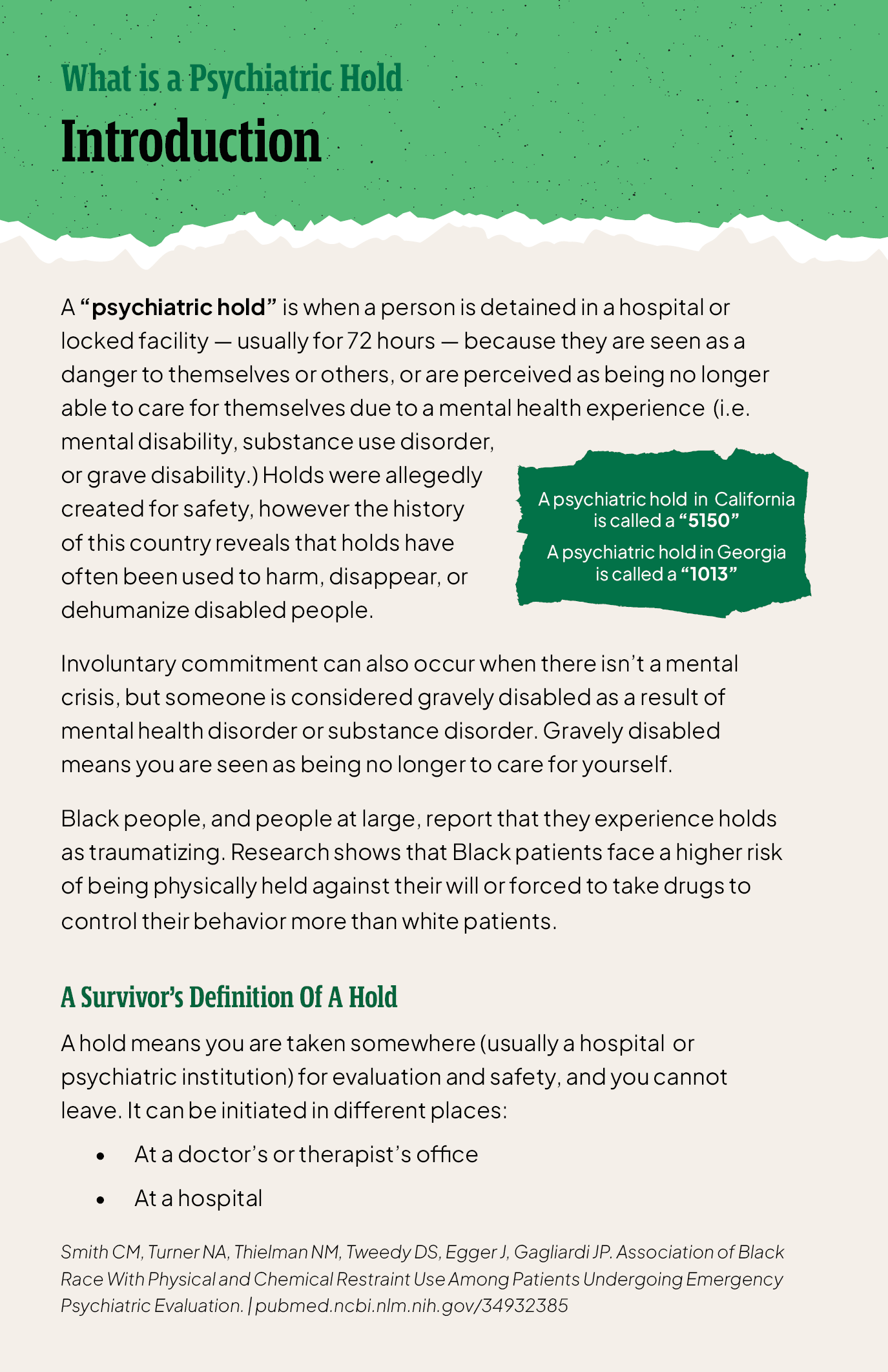 What I Wish My People Had Known, The Psychiatric Greenbook: A Guide for Black Folks (Physical)