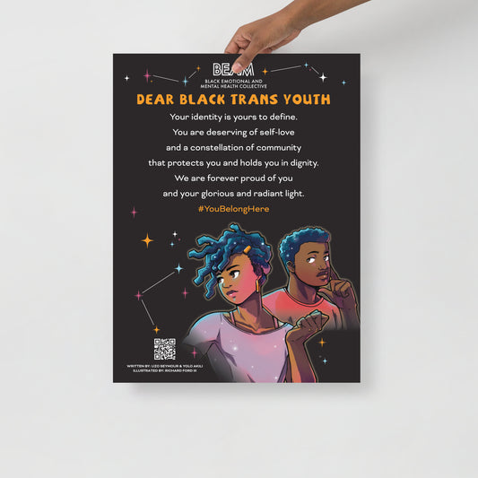 Dear Black Trans Youth Poster