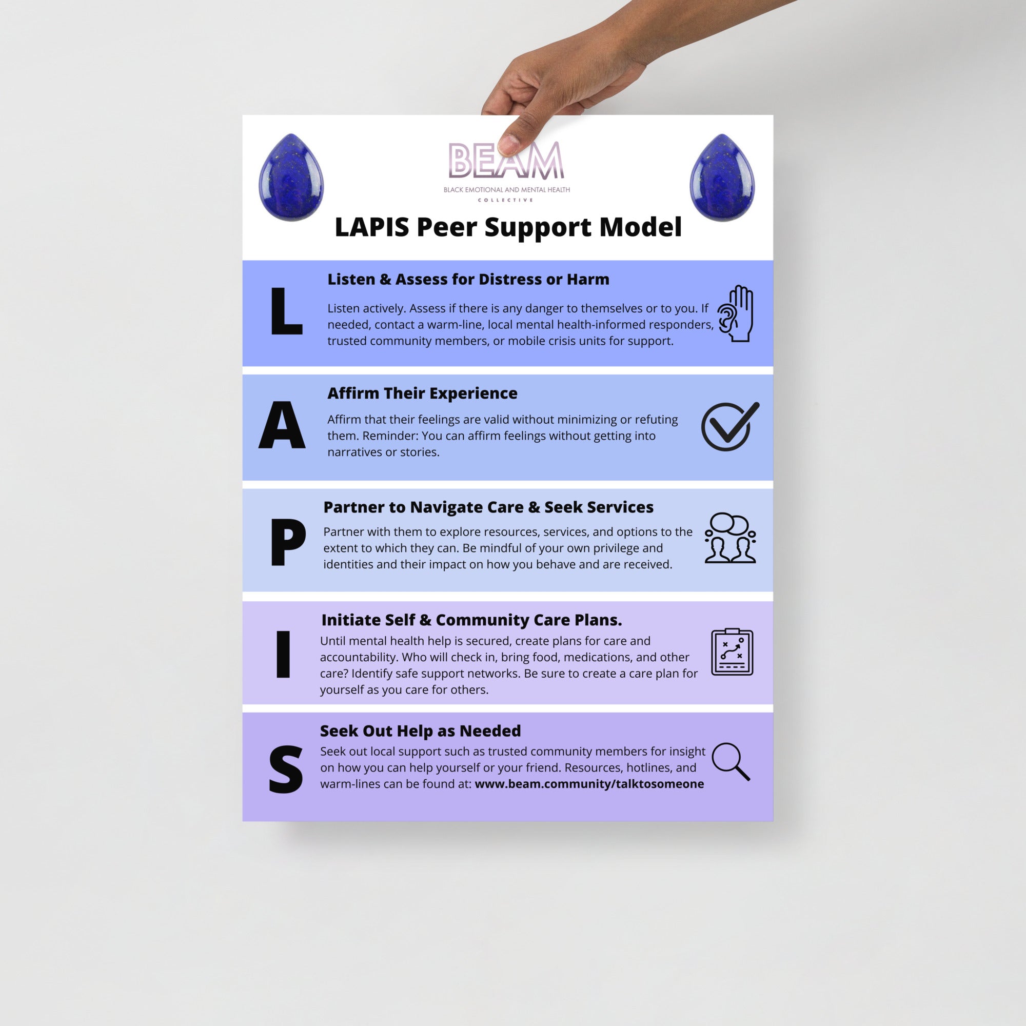 Peer Support Modeling LAPIS Peer Support Model – BEAM Community